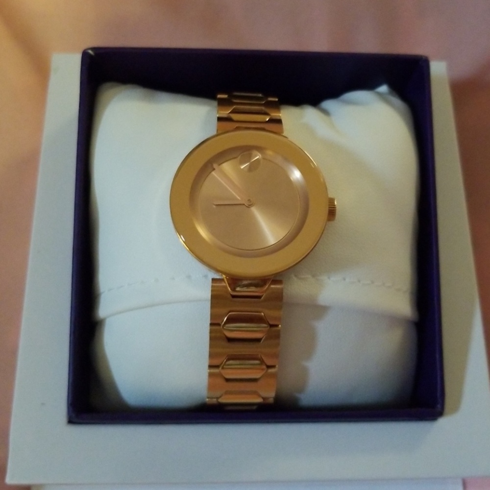 Rose Gold Movado Bold